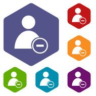 Remove user rhombus icons