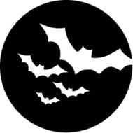 Moon with Bats