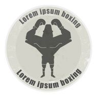 Boxer stone emblem