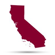 Map of the U S state California N2