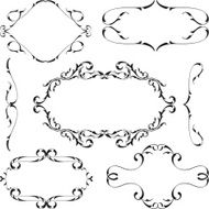 Victorian design elements set N2