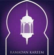 Window &quot;Ramadan Kareem&quot; (Generous Ramadan) card in vector format N15