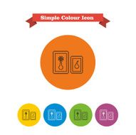 Paintings in frame icons