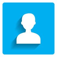 Manâs head silhouette icon