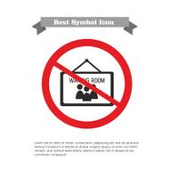 No waiting room icon