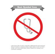 No stethoscope icon