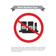 No pharmacy shelf icon