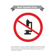 No microscope icon