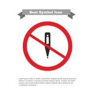 No electronic thermometer icon