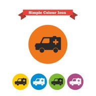 Ambulance car icons