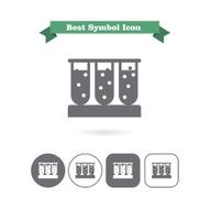 Test tubes icons N2