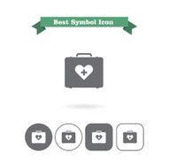 Medical kit icons N2