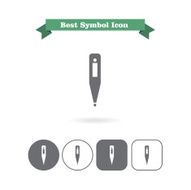 Electronic thermometer icons N2