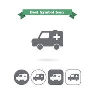 Ambulance car icons N2