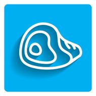 Meat piece icon