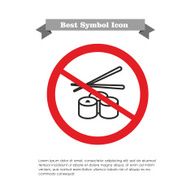 No sushi icon