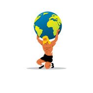 Atlas sign Vector Illustration