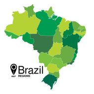 Brazil Map Brasilien karte
