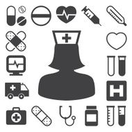 Medical icons set N13