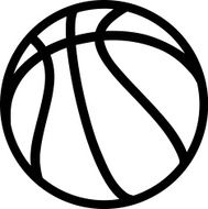 Basketball Ball on white Background N2