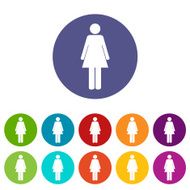Woman flat icon