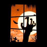 Halloween clip-art illustration N6