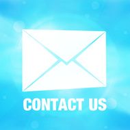 contact us bright graphic water design blue