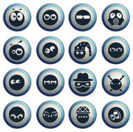 Emotions and glances icons N2