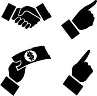 Hand Silhouettes N5