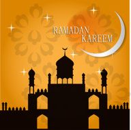 Ramadan Kareem Vector Illustration Greeting Card N6