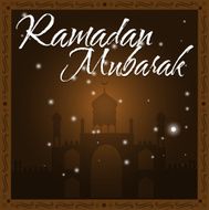 Ramadan Kareem Vector Illustration Greeting Card N12