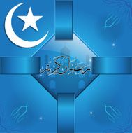Ramadan Kareem Vector Illustration Greeting Card N15