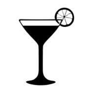 Vector Cocktail with Lime