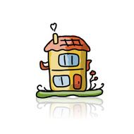 House icon sketch for your design N14