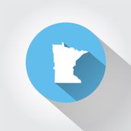 Map state of Minnesota