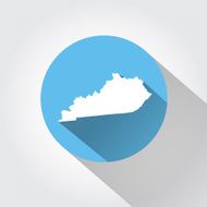 Map state of Kentucky N2