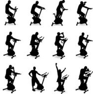 Bike Exercise Silhouette