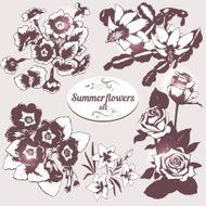 Summer Flowers Set N3