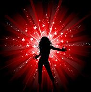 Female dancing