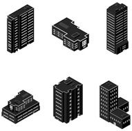 Isometric Apartment Buildings