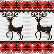 Winter knitted pattern
