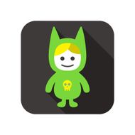 Halloween flat icon N8