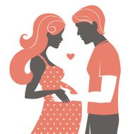 Pregnant woman and her husband