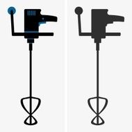 Construction hand mixer
