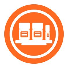 Pharmacy shelf icon