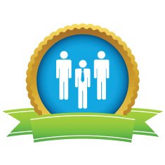 Gold working team logo