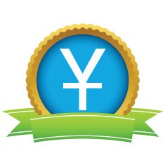 Gold currency yen logo N2