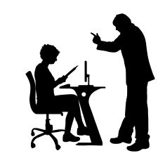 Vector silhouette of couple N213