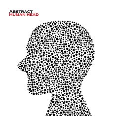 Abstract human head Vector illustration Eps 10