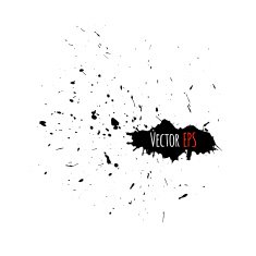 Grunge background with a big splash for your design